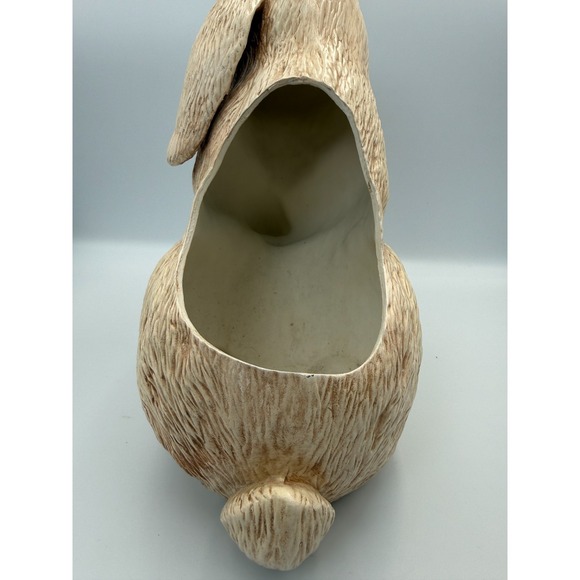 Scioto 1986 Signed Ceramic Lop Ear Bunny Rabbit Planter Spring Country - Vintage - Picture 9 of 16